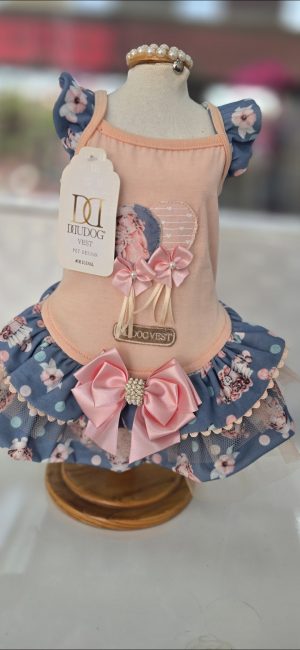 Vestido Balloon Salmão Dudog P