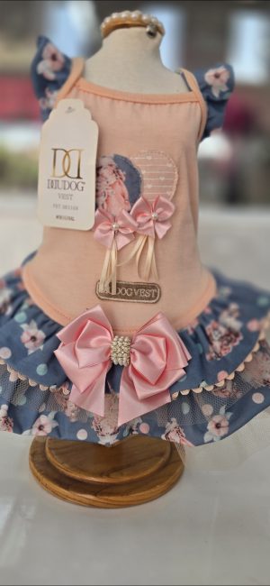 Vestido Balloon Salmão Dudog P