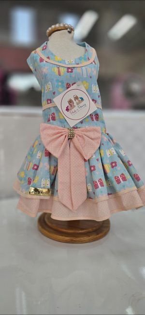 Vestido Passeio Azul M