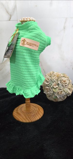 Vestidinho Anarruga Summer Verde 
com proteção Uv