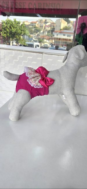 Calcinha Flores Pink