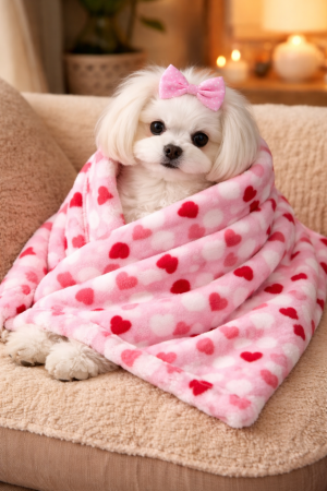 Mantinha em tecido fleece