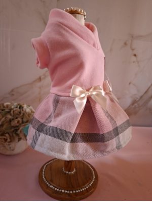 Vestido Flanela Rosa