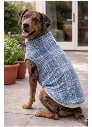 Casaco Maxi Soft azul rajado
(tamanhos grandes)