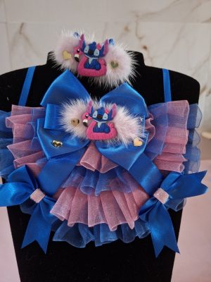 Bandana Luxo Stitch Azul